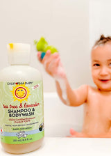 California Baby Tea Tree & Lavender Shampoo & Bodywash – Refreshing Scalp Care