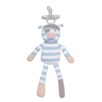 Apple Park Pirate Pig Organic Cotton Pacifier Buddy