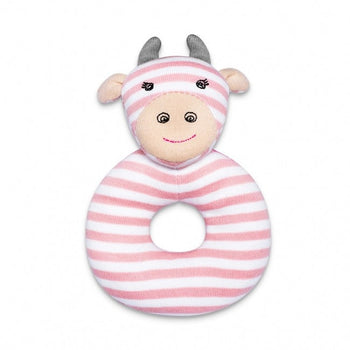Apple Park Georgia Giraffe Organic Cotton Teething Rattle
