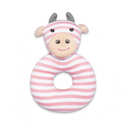 Apple Park Georgia Giraffe Organic Cotton Teething Rattle