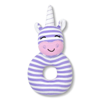 Apple Park Cupcake the Unicorn Teething Rattle
