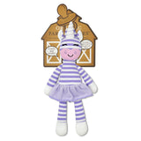Apple Park Cupcake the Unicorn Organic Cotton Pacifier Buddy