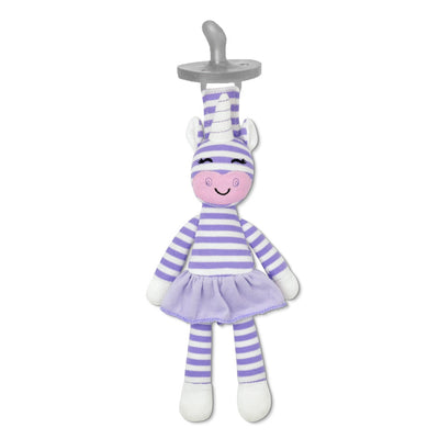 Apple Park Cupcake the Unicorn Organic Cotton Pacifier Buddy