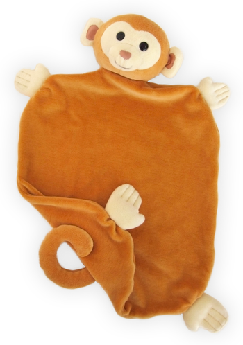 Apple Park Monkey Picnic Pal Blankie (in box)