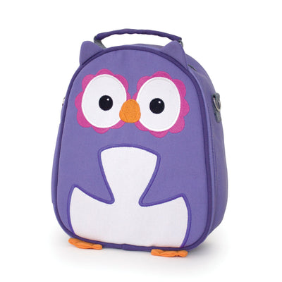 Apple Park Recycled Fabric Lunch Pack - Purple Owl