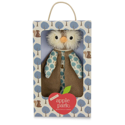 Apple Park Patterned Blankie - Owl