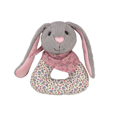 Apple Park Patterned Rattle - Bunny
