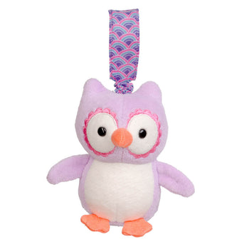 Apple Park Purple Owl Stroller Toy