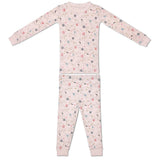 Apple Park Organic Cotton Pajamas - Pink Moon & Stars