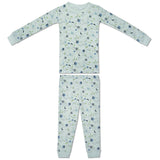 Apple Park Pajamas - Mint Moon & Stars
