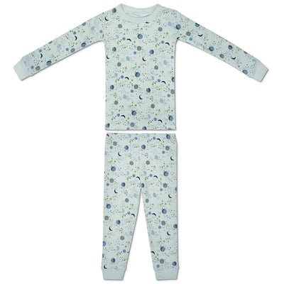 Apple Park Pajamas - Mint Moon & Stars