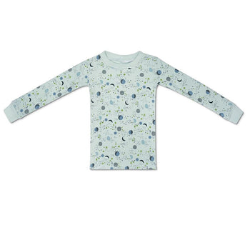 Apple Park Pajamas - Mint Moon & Stars