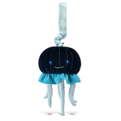 Apple Park Jellyfish Stroller Toy – Blue