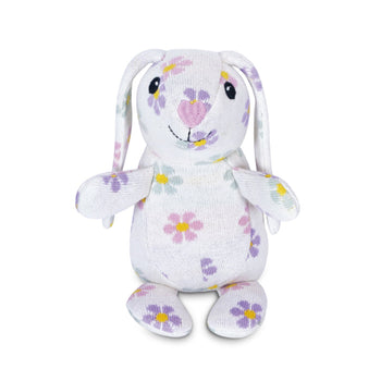 Apple Park Knit Patterned Bunny Plush - Daisy