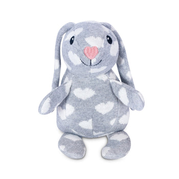 Apple Park Knit Patterned Bunny Plush - Valentine