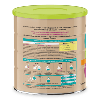 Toddler Omega Plant-Based Complete & Balanced Nutrition - Euromallusa