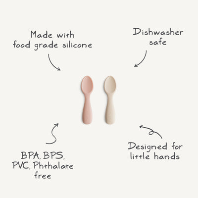 Mushie Toddler Starter Spoons