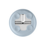 Stainless Steel Plate Set of 2 (Butter Yellow & Baby Blue)