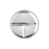 Stainless Steel Plate Set of 2 (Butter Yellow & Baby Blue)