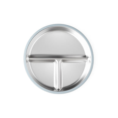 Stainless Steel Plate Set of 2 (Butter Yellow & Baby Blue)