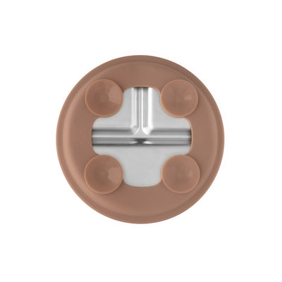 Stainless Steel Plate Set of 2 (Mocha Mousse & Sage Green)