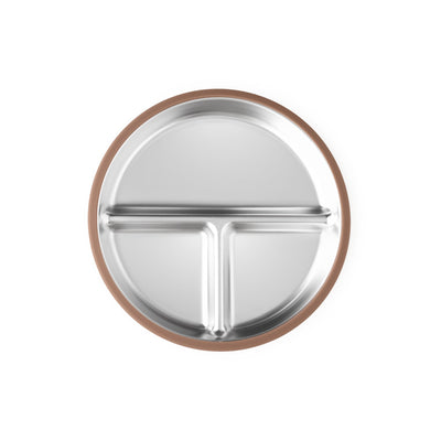 Stainless Steel Plate Set of 2 (Mocha Mousse & Sage Green)