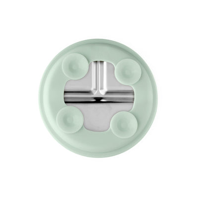 Stainless Steel Plate Set of 2 (Mocha Mousse & Sage Green)