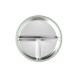 Stainless Steel Plate Set of 2 (Mocha Mousse & Sage Green)