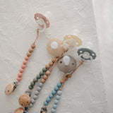 Mushie Eva Silicone Pacifier Clip