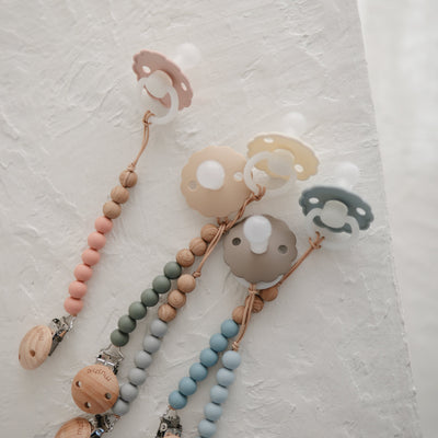 Mushie Eva Silicone Pacifier Clip