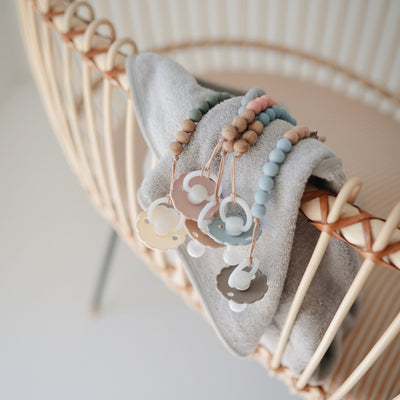 Mushie Eva Silicone Pacifier Clip