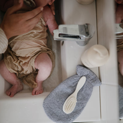 Organic Cotton Baby Bath Mitt – Soft & Absorbent Wash Mitt