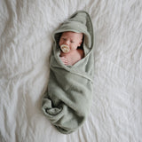 Mushie Organic Cotton Hooded Baby Towel – Soft & Absorbent Bath Towel