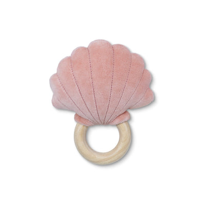 Apple Park Pink Shell Rattle
