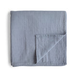 Mushie Organic Cotton Muslin Swaddle Blanket