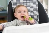 Olababy Silicone Training Spoons for Baby-Led Weaning (2-Pack) – Self-Feeding Baby Spoons, 6 Months+
