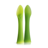 Olababy Silicone Training Spoons for Baby-Led Weaning (2-Pack) – Self-Feeding Baby Spoons, 6 Months+