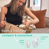 Olababy Electric Baby Nail Trimmer – Bladeless Nail File for Newborns & Toddlers (USB Rechargeable, LED Light)