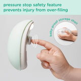 Olababy Electric Baby Nail Trimmer – Bladeless Nail File for Newborns & Toddlers (USB Rechargeable, LED Light)