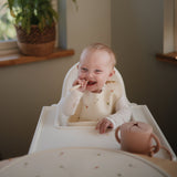 Mushie Silicone Baby Bib – Adjustable Catch-All Bib