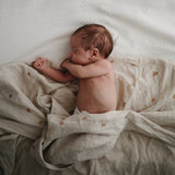 Mushie Organic Cotton Muslin Swaddle Blanket