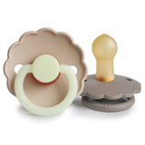 FRIGG Daisy Night Glow Rubber Pacifier – Natural Latex Glow-in-the-Dark Pacifier