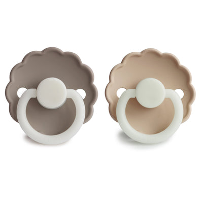 FRIGG Daisy Night Glow Silicone Pacifier – SilkySoft™ Glow-in-the-Dark Pacifier