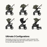 Momp ush Ultimate 3 All-Terrain Stroller for Newborn to Toddler