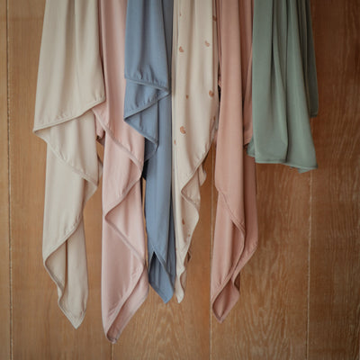 Organic Stretchy Baby Swaddle Blanket