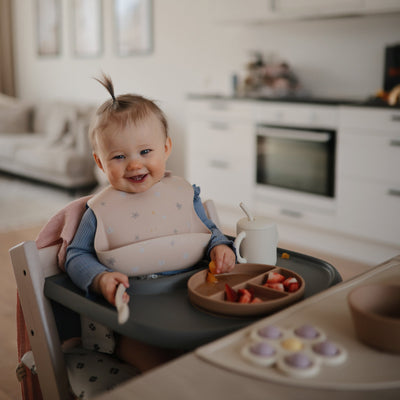 Mushie Silicone Suction Plate – Food-Grade Baby Plate