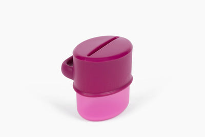 KiddyTrek 4-in-1 Sip & Snack Set – Food Pouch, Juice Box, Sippy & Snack Cup Holder