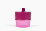 KiddyTrek 4-in-1 Sip & Snack Set – Food Pouch, Juice Box, Sippy & Snack Cup Holder