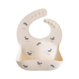 Mushie Silicone Baby Bib – Adjustable Catch-All Bib