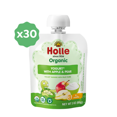 Holle Organic Yogurt Pouches - Apple & Pear